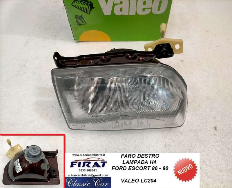 FARO FORD ESCORT 86 - 90 H4 ANT.DX (LC204)